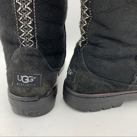 UGG Tall Boot - Black - 6 Wide - Picture 5 of 14